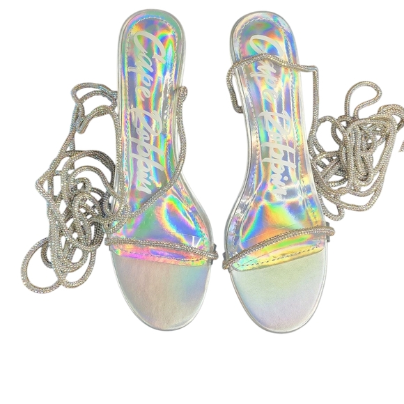 Cape Robbin Iridescent Heels with Silver Accents - Picture 3 of 8